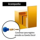 Ver imagem 3 de Acabamento Registro Dourado Quad Base Deca, Docol e Fabrimar