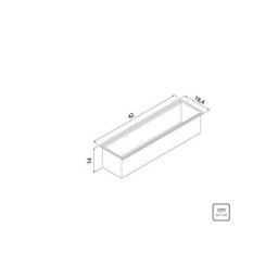 Calha Úmida Sobrepor Tramontina Inox 45X18 com Acessórios - 6