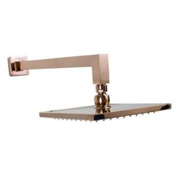 Chuveiro de Parede Ducha Slim Rose Gold Quadrado 200x200x100 - 5