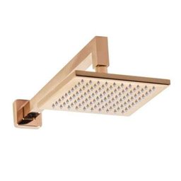 Chuveiro de Parede Ducha Slim Rose Gold Quadrado 200x200x100 - 8