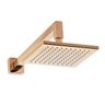 Chuveiro de Parede Ducha Slim Rose Gold Quadrado 200x200x100 - 8