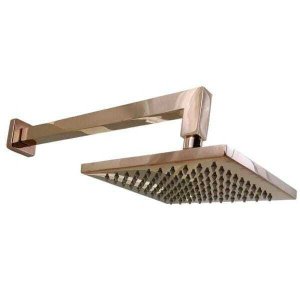 Chuveiro de Parede Ducha Slim Rose Gold Quadrado 200x200x100