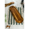 Tábua Oval para Frios e Servir Rebaixada P - Madeira de Teca 43x15x2cm - 7