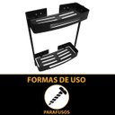 Ver imagem 3 de Suporte Embralumi Duplo Porta Utensílio Multiuso