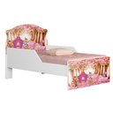 Ver imagem 5 de Conjunto para Quarto Infantil Livia Mini Cama + Cômoda + Guarda Roupa de Mdf Adesivado de Carruagem