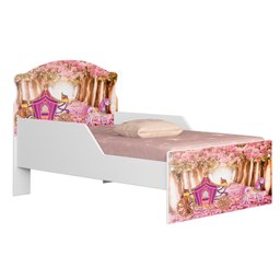 Conjunto Completo para Quarto Infantil Mini Cama com Cômoda e Guarda Roupa 3 Portas Linha Livia:carr - 13
