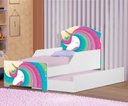 Ver imagem 4 de Bicama Infantil Adesivado Uly Unicórnio Arco Íris