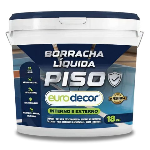 Borracha Liquida Piso 3,6 Kilos Branco - 03.01.01.2001 - Eurodecor