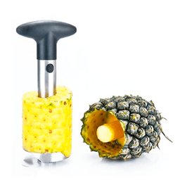 Fatiador Descascador De Abacaxi Em Aço Inox Espiral Prático Rápido - 4