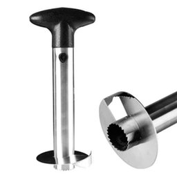 Fatiador Descascador De Abacaxi Em Aço Inox Espiral Prático Rápido - 2