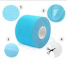 Bandagem Fita Funcional Elástica Adesiva Sports Elástica Azul 5m - 4