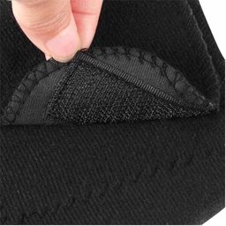 Caneleira Ajustável Flexível Velcro Neoprene Preta Sara Lesões - 4