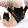 Caneleira Ajustável Flexível Velcro Neoprene Preta Sara Lesões - 2
