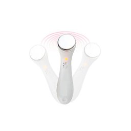 Aparelho Massageador Facial Vibração Eletrônica Iontoforese Branco - 3