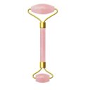 Ver imagem 1 de Rolo Massageador Facial Pedra Quartzo Rosa Antirrugas Jade