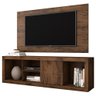 Rack com Painel para TV até 65 Polegadas Cedro Jatobá - Caemmun - 1