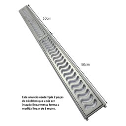 Ralo Pluvial 10x100 com Suporte - 2