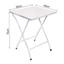 Ver imagem 4 de Kit 10 Jogos de Mesa em Aço para Bar e Restaurante com 4 Cadeiras