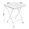 Mesa de Bar em Aço com 4 Cadeiras Branco - 3