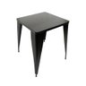 Kit 5 Conjuntos de Mesa Design Tolix Iron Industrial Preto 4 Cadeiras - 4
