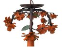 Ver imagem 4 de Arandela Artesanal Rustico Decorativo Com Flores Libertas Rosas Artesanato Verniz
