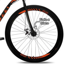 Bicicleta Colli Nantes Aço Carbono Aro 29 Freio a Disco 21 Marchas - 4