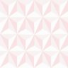 Papel de Parede Geométrico 3D Rosa + Cola Para Aplicação - Coleção Little Bandits - 138911 - 1