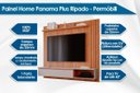 Ver imagem 2 de Painel para Tv até 60 Polegadas Panamá Plus 100% Mdf com 1 Porta Permóbili Nature/off White