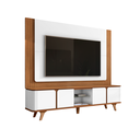 Ver imagem 1 de Rack com Painel Roma 217cm Marrom Branco - Casa D