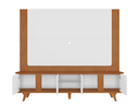 Ver imagem 4 de Rack com Painel Roma 217cm Marrom Branco - Casa D