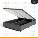 Ver imagem 7 de Cama Box Baú com Colchão de Espuma D45 Pillow Top Fort Comfort Queen 158cm