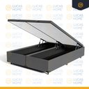 Ver imagem 4 de Cama Box Baú com Colchão de Espuma D45 Pillow Top Fort Comfort Queen 158cm