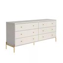 Ver imagem 3 de Cômoda 6 Gavetas Jasper 180cm Branco