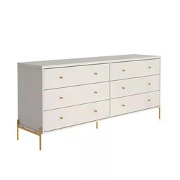 Cômoda 6 Gavetas Jasper 180cm Branco - 3