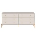 Ver imagem 4 de Cômoda 6 Gavetas Jasper 180cm Branco