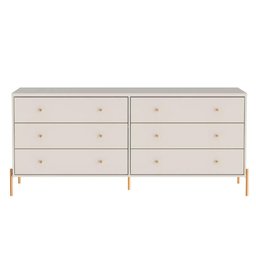 Cômoda 6 Gavetas Jasper 180cm Branco - 4