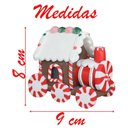 Ver imagem 3 de Kit 2 Enfeites Pendentes para Árvore de Natal Trem Iluminado 9cm