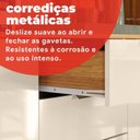 Ver mais imagens de Armário para Cozinha 7 Portas Pitaya Bege/Cinamon/Off-White