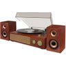 Vitrola Raveo Studio Plus Brown com Toca-discos - Marrom - 3
