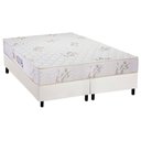 Ver imagem 1 de Cama Box King: Colchão Espuma D45 Luckspuma Gran Luck + Base Crc Courano White(193x203)