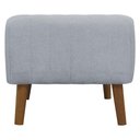 Ver imagem 4 de Puff Decorativo Retangular Verso Bouclé Premium - Cinza Buclê