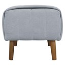 Ver imagem 6 de Puff Decorativo Retangular Verso Bouclé Premium - Cinza Buclê