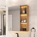 Ver imagem 1 de Espelheira Sophia 66cm Led - Fabribam Catedral