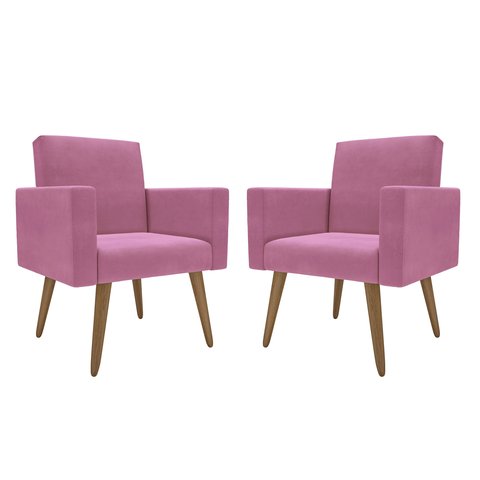 Poltrona Sala de Espera: Toque de Classe para Seu Ambiente Rosa