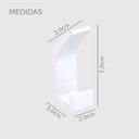 Ver imagem 3 de Kit 5 Gancho Suporte Pendurar Pano Toalha em Cozinha Branco