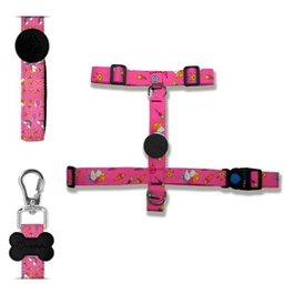 Kit Peitoral H MeuAuAu Unicórnio Rosa M - 1