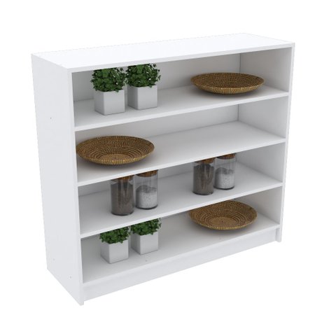 BALCÃO DE APOIO PRATELEIRAS M487.B (ORGANIZA, LOJA, CASA) MUNDI MOVEIS