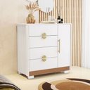 Ver imagem 3 de Cômoda Quarto 4 Gavetas 93cm Sapateira Organizadora Rubi V01 - D'rossi