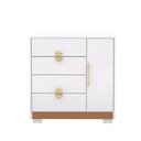 Ver imagem 1 de Cômoda Quarto 4 Gavetas 93cm Sapateira Organizadora Rubi V01 - D'rossi