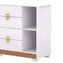 Ver imagem 6 de Cômoda Quarto 4 Gavetas 93cm Sapateira Organizadora Rubi V01 - D'rossi